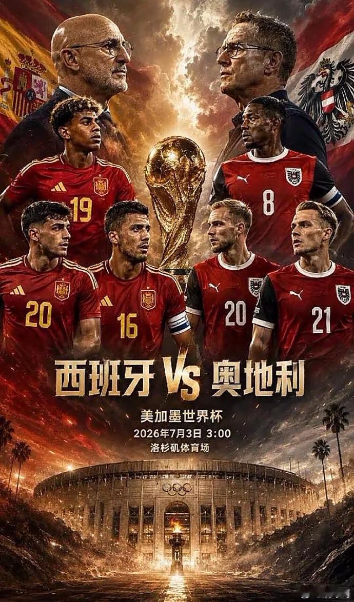 西班牙传控战车如何拒绝冷门？⚽️083：世界杯场次：西班牙vs奥地利开球：西班牙