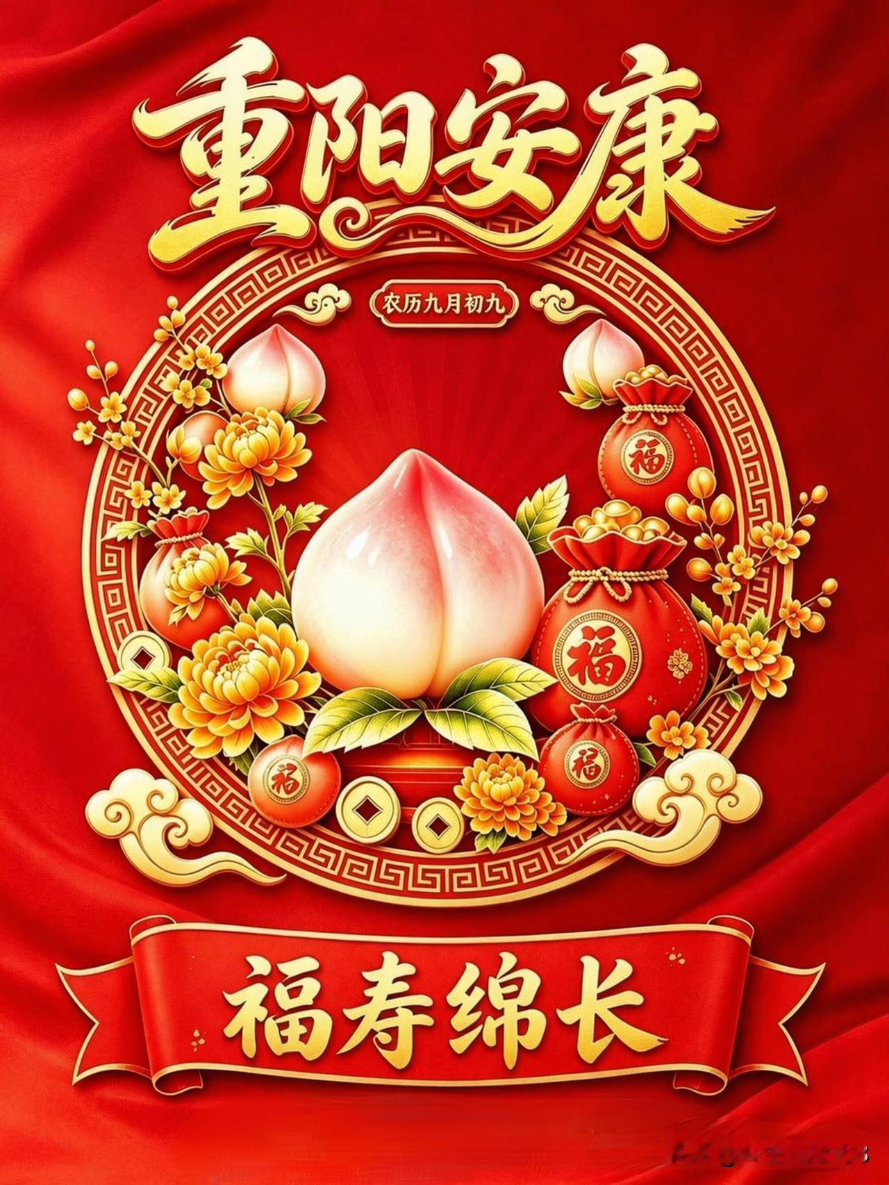 今日重阳，岁岁安康。

美好的周末，恰逢九九重阳。

九九寓意长长久久，愿你健康