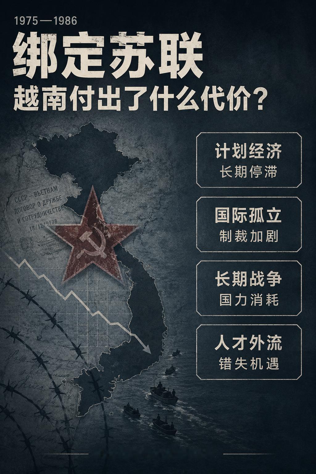 越南作为苏联的铁杆小弟，给他们的发展带来哪些坏处？Claude对此解答：越南作为