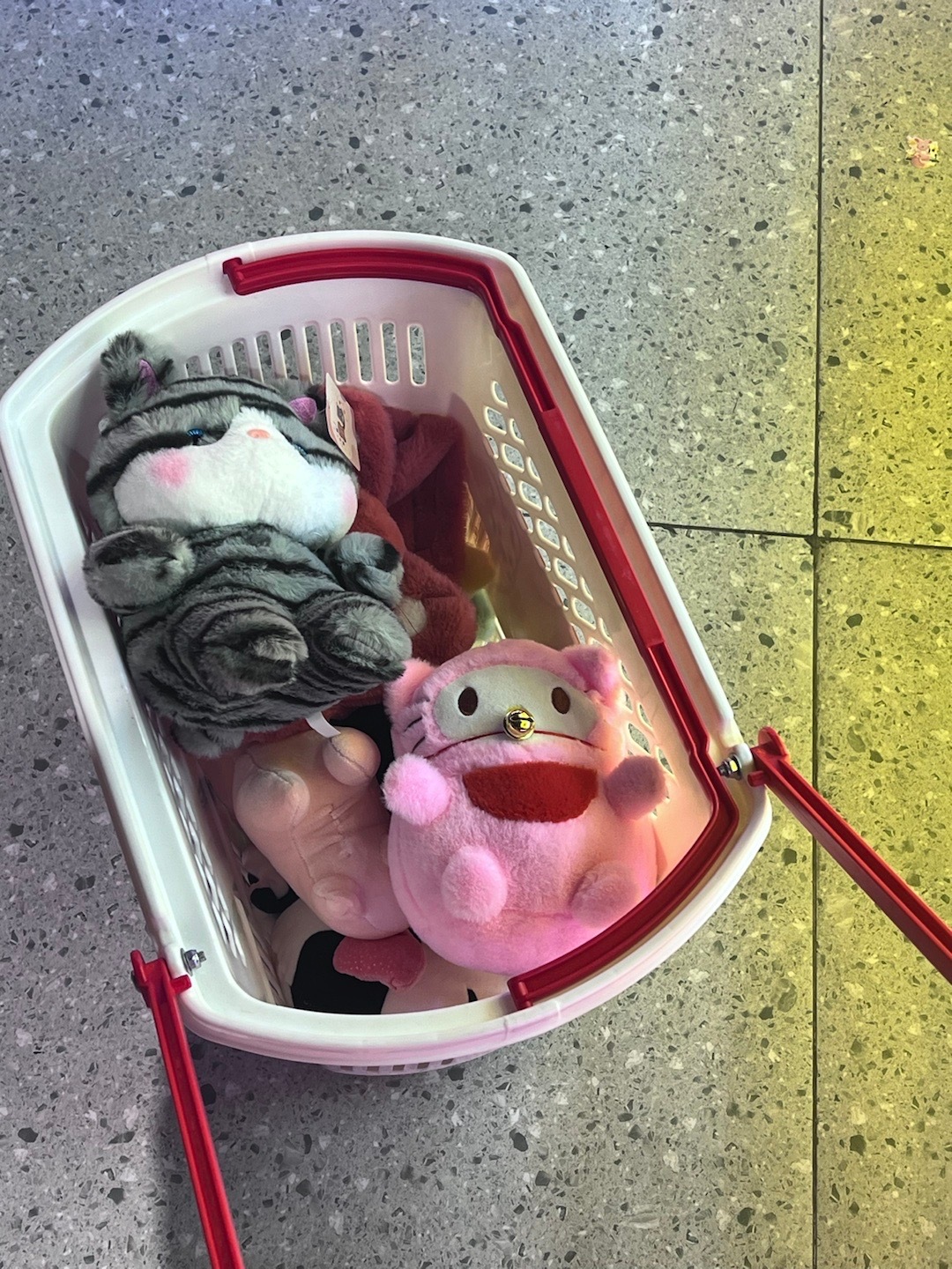 张老师夹了个小老虎 好可爱 自留了 不给肥肥换奥特曼 ​​​