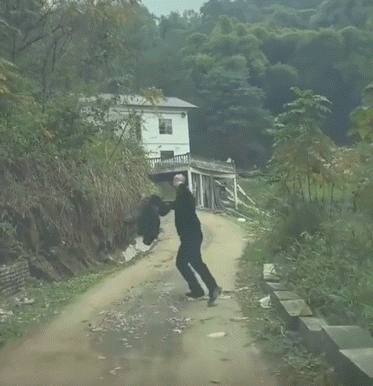 太温馨了！远嫁的姐姐从外面回老家过年，47岁的弟弟的之后，早早的就守在接姐姐，而