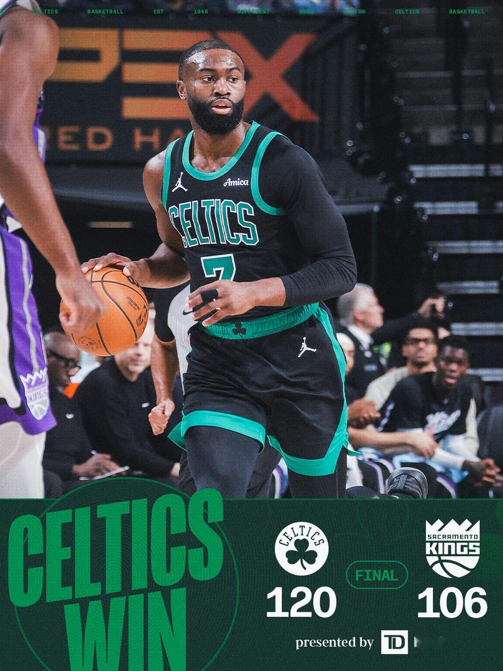 凯尔特人国度 FINAL : Boston Celtics【 120-106 】