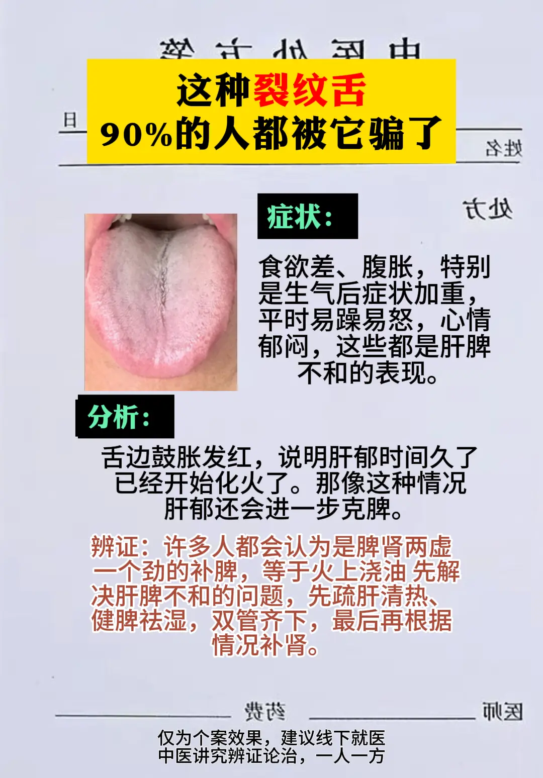 这种裂纹舌，90%的人都被它骗了。