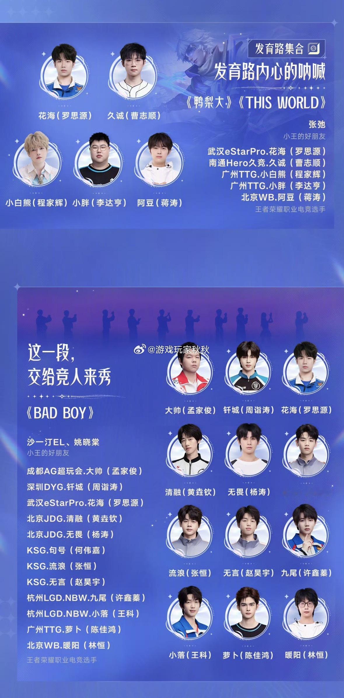 2026共创之夜节目单KPL的崽崽们居然有这么多节目吗？ ​​​