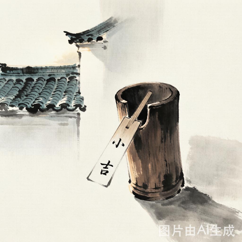 7月·每日幸运签抽到一支小吉签，签文是：雨过天青云破处，事事慢来方得趣。这签没有