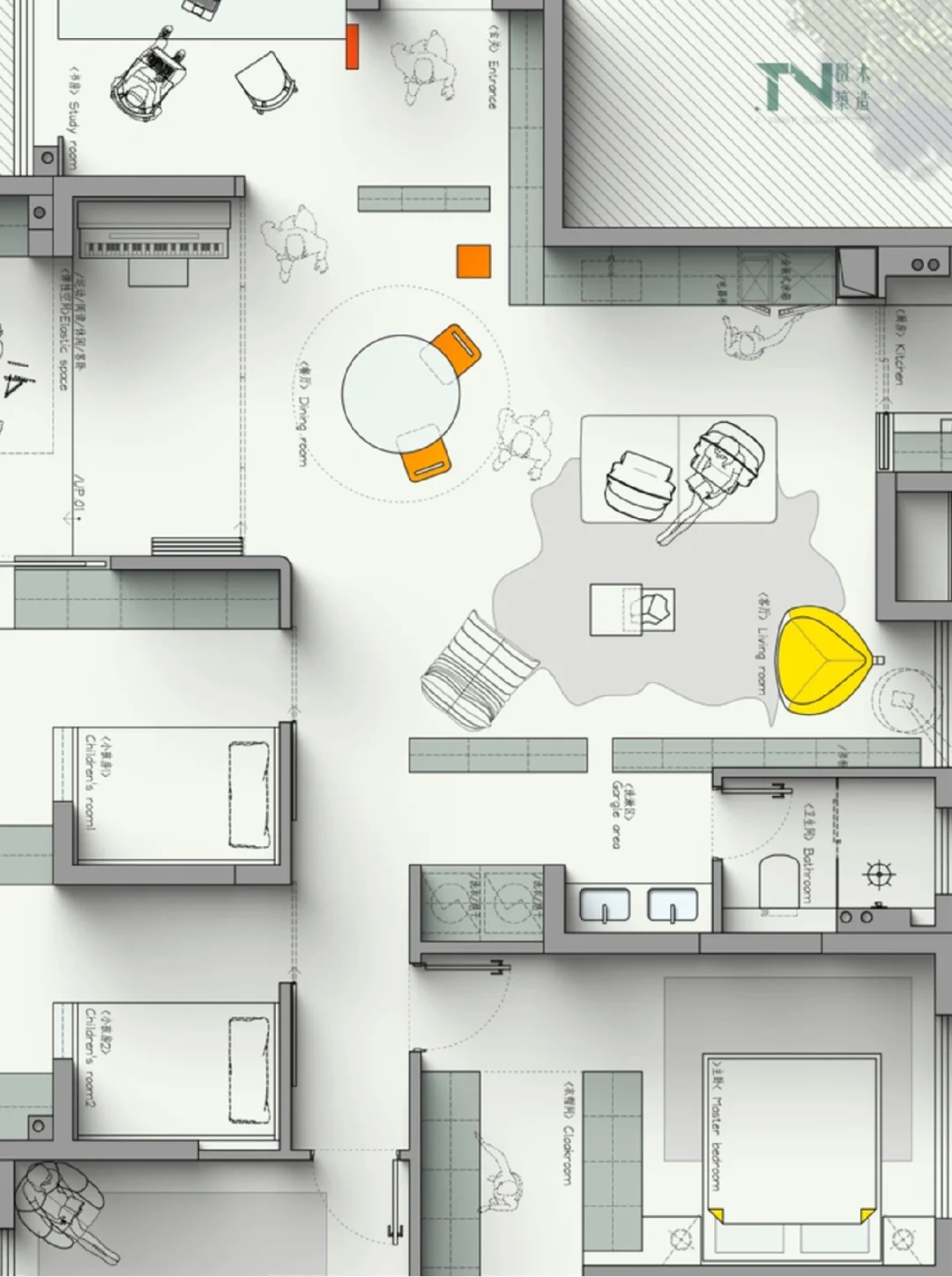 170㎡四居室住八口人！够住吗？不够！