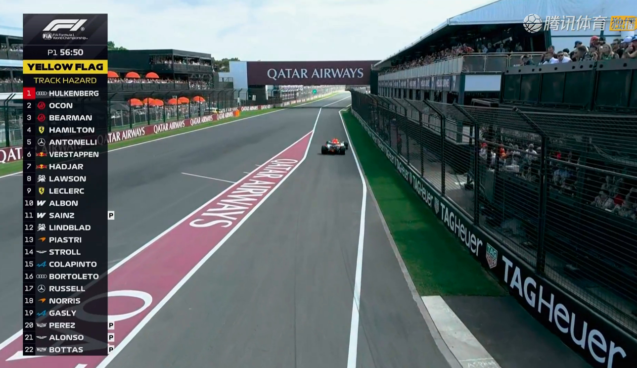 林德布拉德赛车停在维修区出口位置f12026f1澳大利亚大奖赛