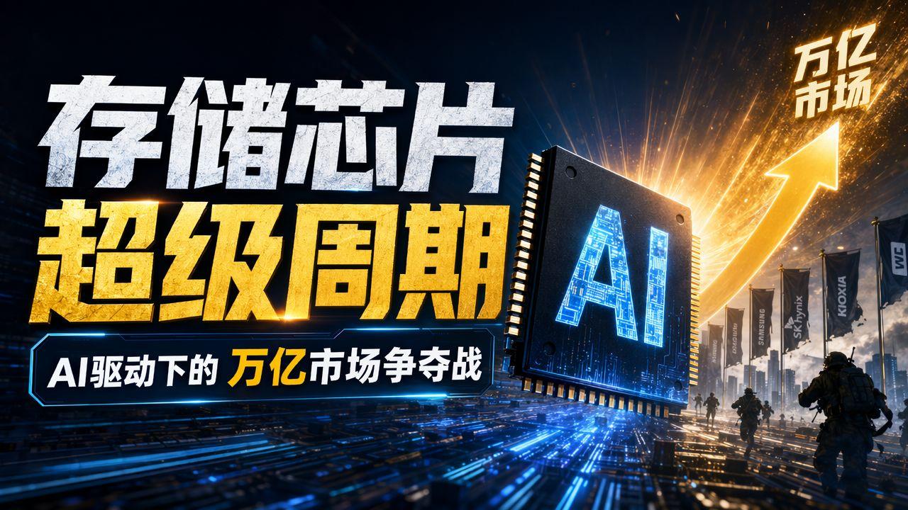 存储芯片“超级周期”来了？AI带飞万亿市值，但暗藏三大隐忧！🏆

为啥现在存储