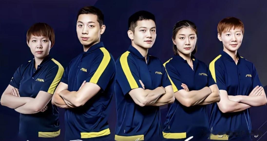 这张五位运动员的照片拍的太赞了！

朱雨玲、许昕、樊振东、陈梦、王曼昱这几位运动