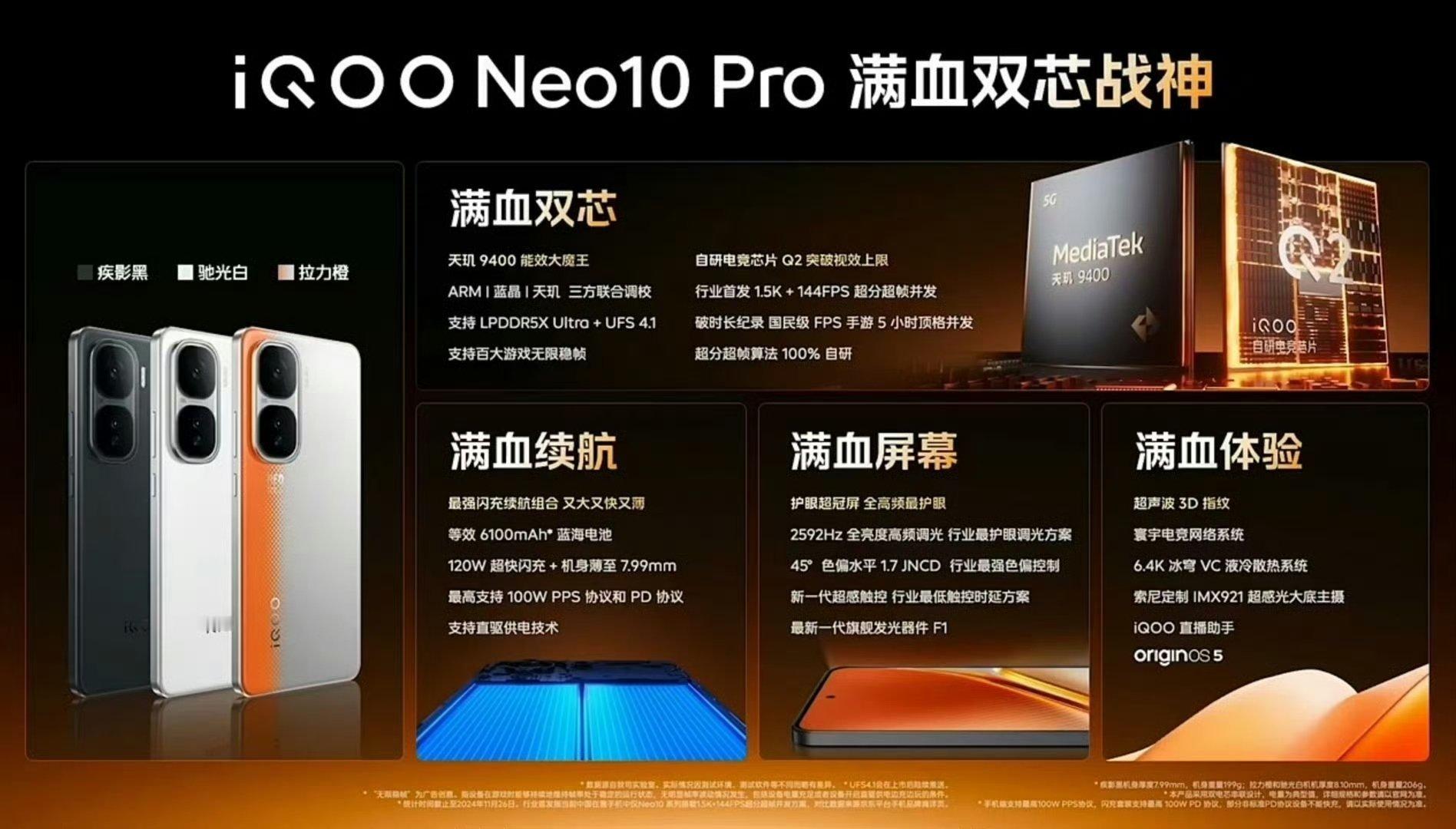 iQOONeo10系列来了！iQOO Neo10系列起售价2299元起，作为游戏
