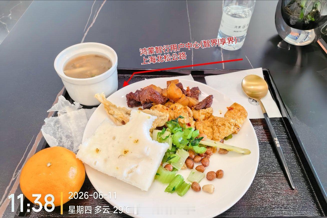 我终于理解为什么那么车主当时跑鸿蒙智行用户中心蹭饭了卧槽 太好吃了 我没摆盘 显