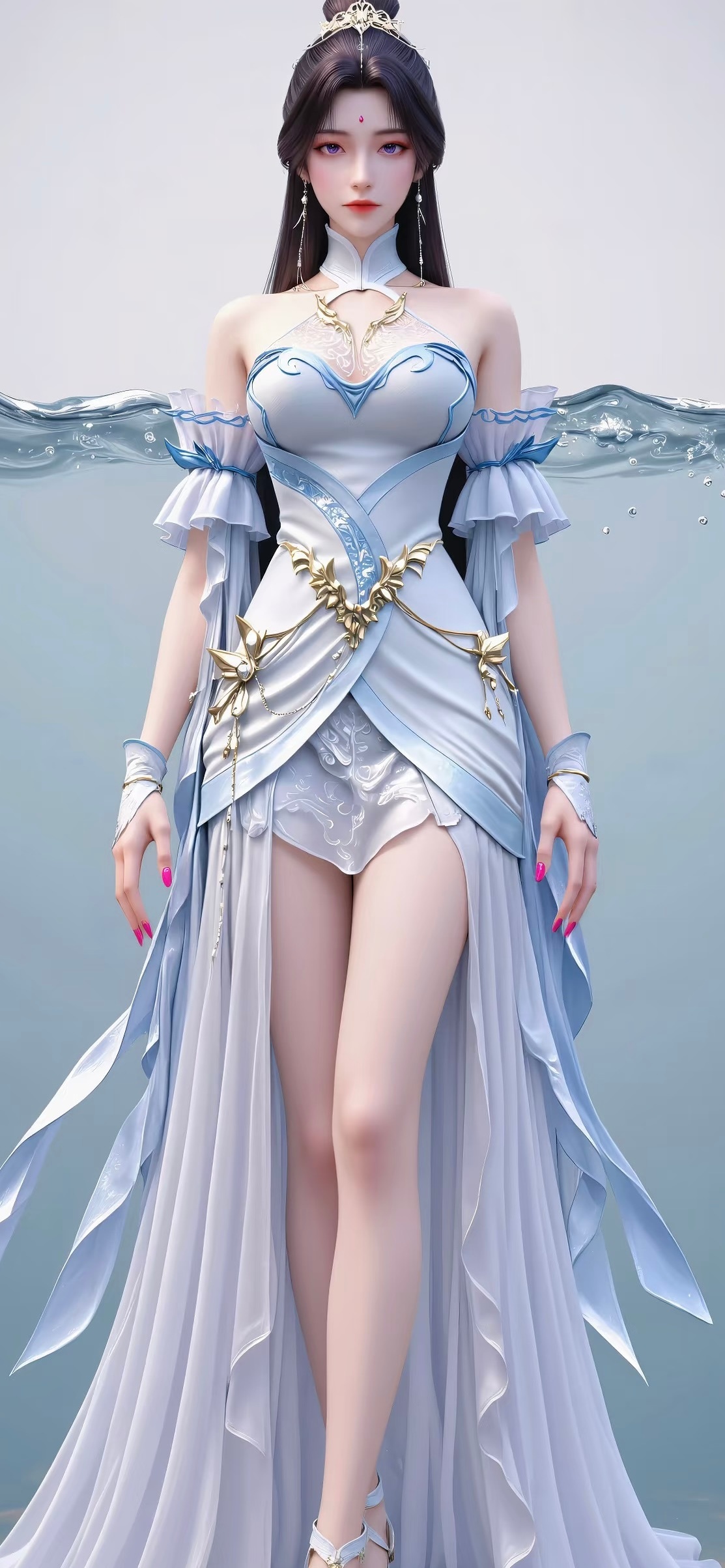 完美世界  清漪仙子【精致美图】这身材，这长腿，太美了！ ​​​