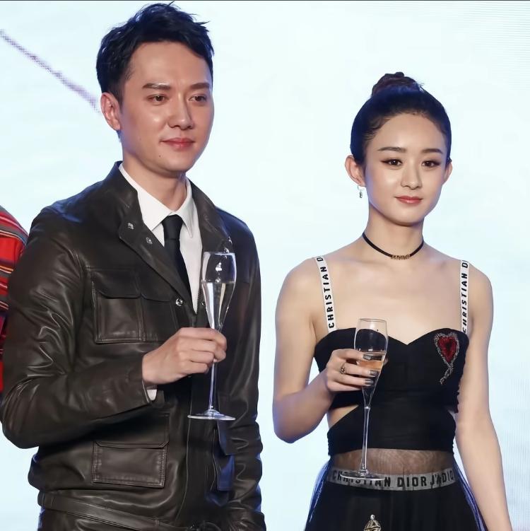 曾经晚宴上的赵丽颖、冯绍峰