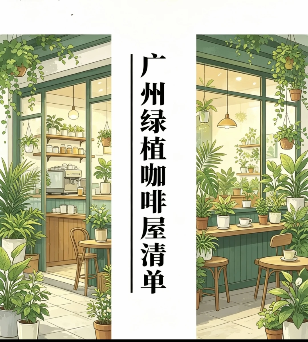 广州∣绿植咖啡店清单list