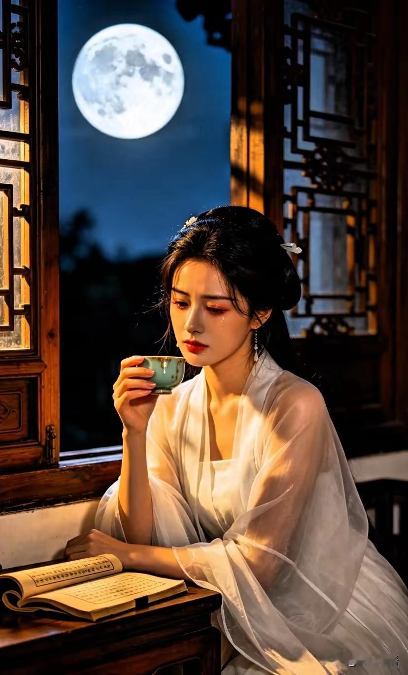 自斟薄酒意难收，
往事浮沉心上留。
莫怪旁人情意浅，
唯有相思自添忧。