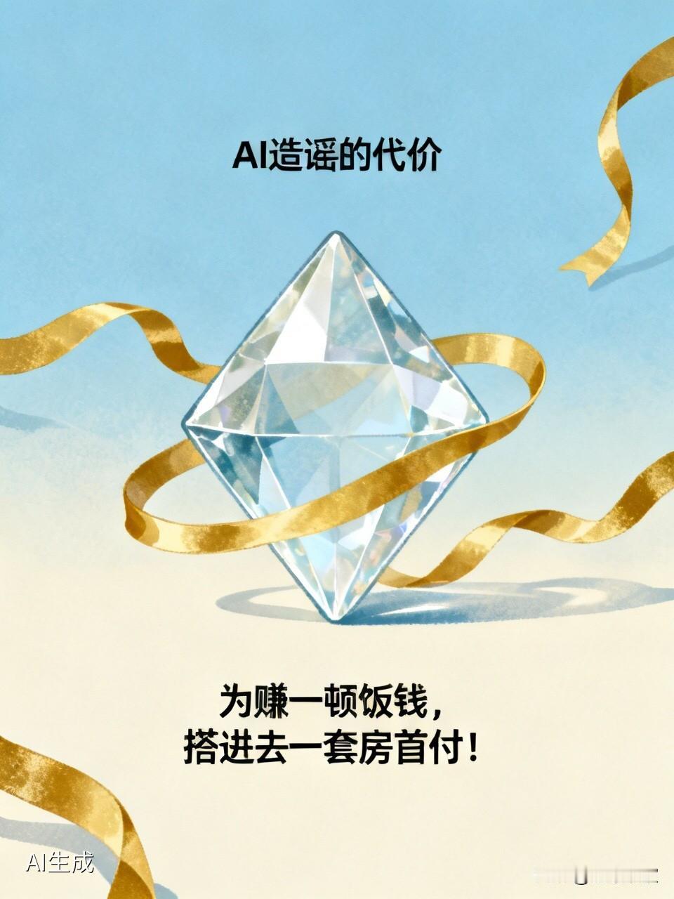 为赚一顿饭钱，搭进去一套房首付！AI造谣寒武纪的代价有多大？

  你敢信吗？两
