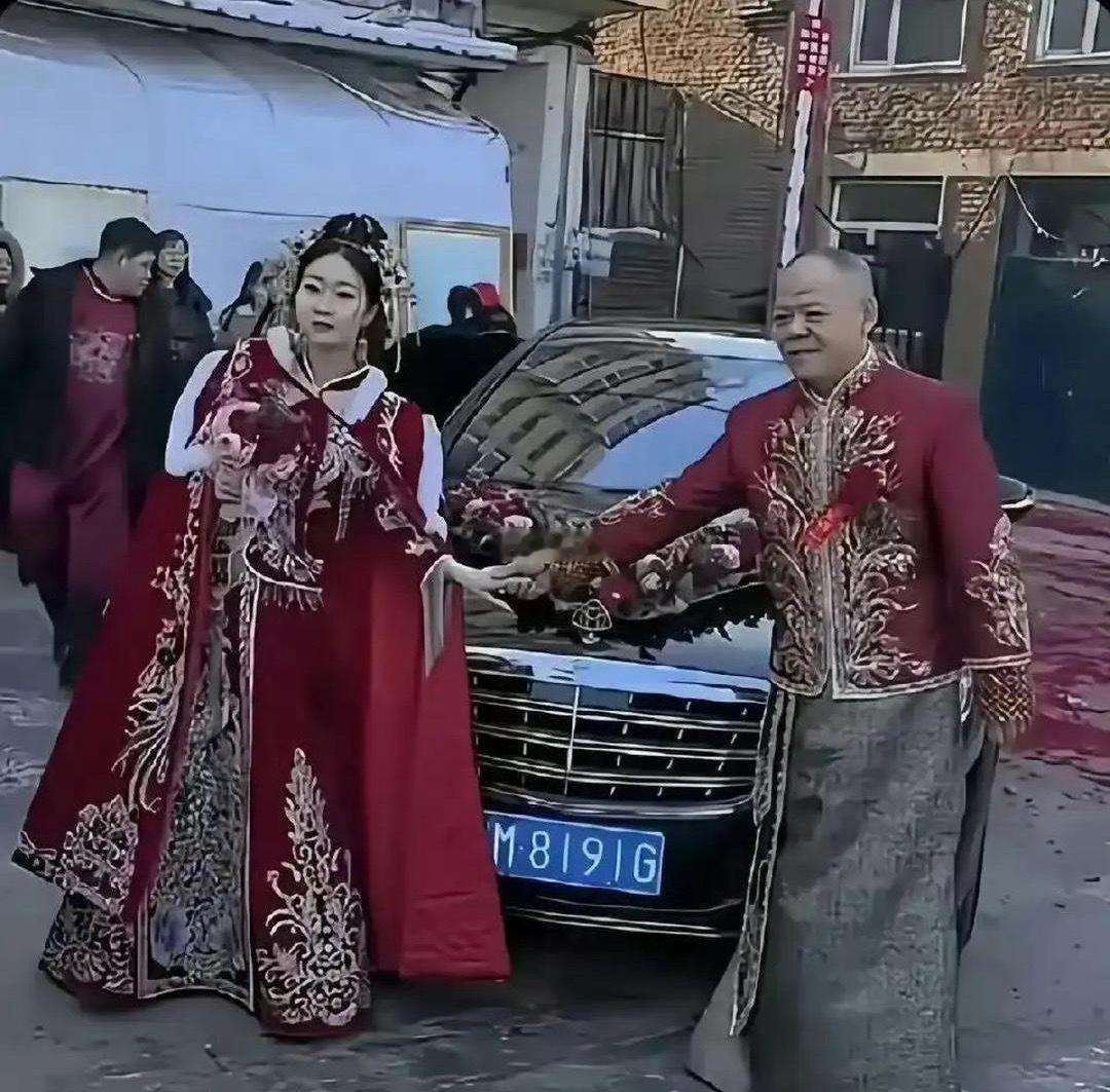 新娘一定是遇到了真爱 