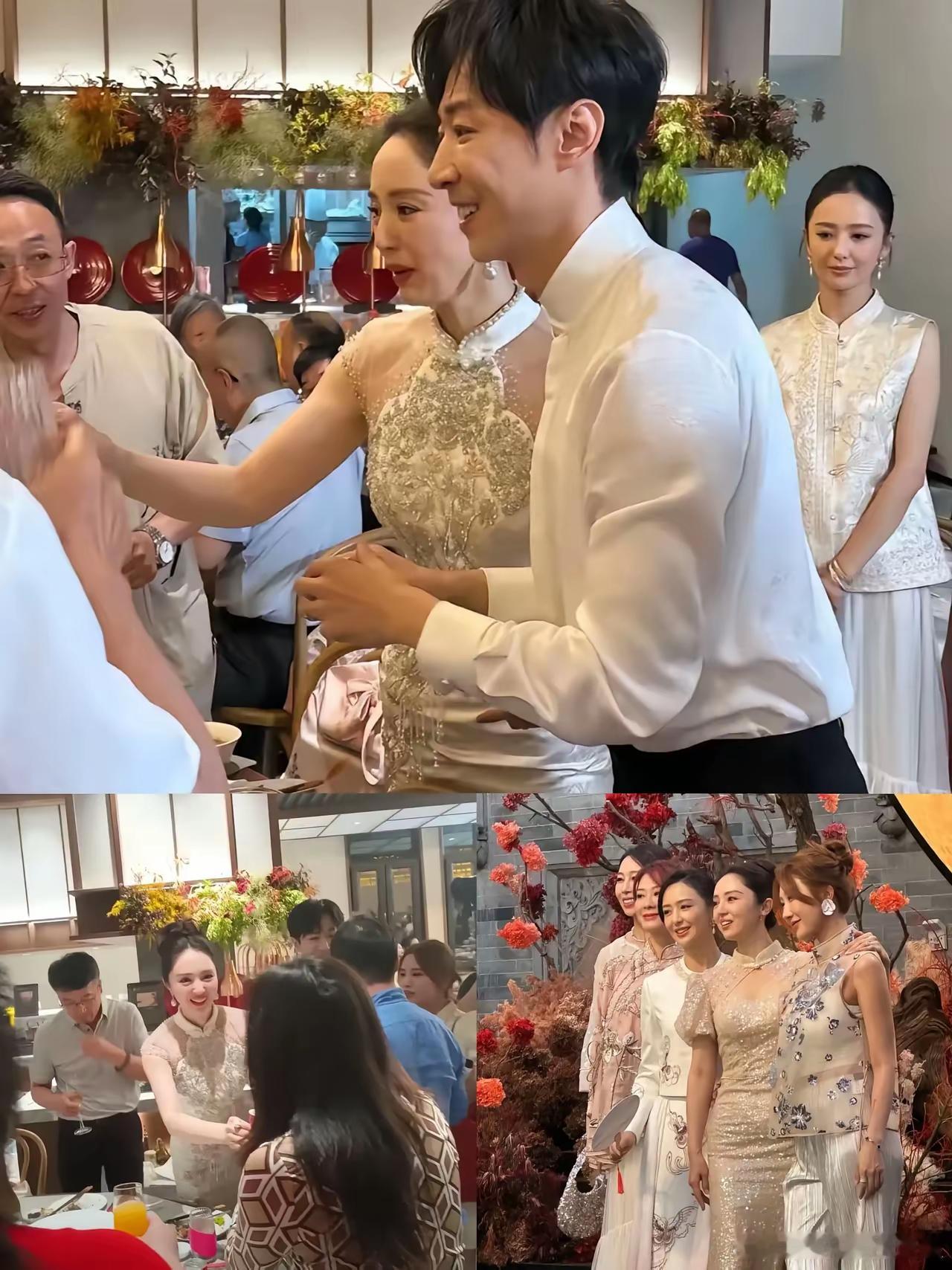 水灵灵的结婚敬酒照片​真的不能在真了吧，我还是觉得好神奇参加的人也都挺保密的，居