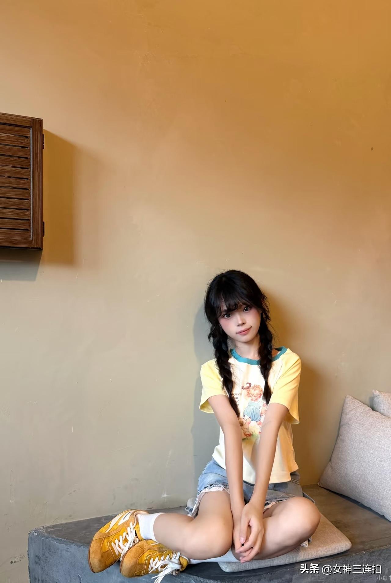 少女心满满，甜美可爱，元气满满的一天！💖🌸