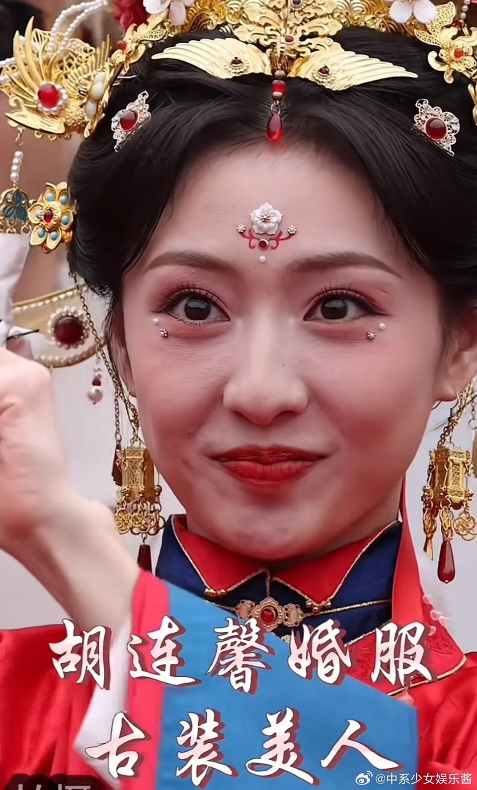 只有精修才能表现出 胡连馨的美貌吧 