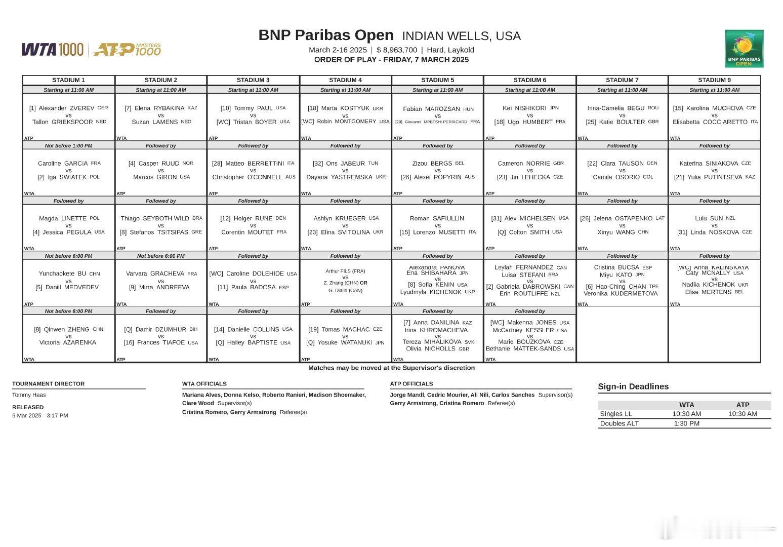 郑钦文IW首战周末又能看郑钦文比赛了🎾WTA1000印第安维尔斯站🔥⏰本周六