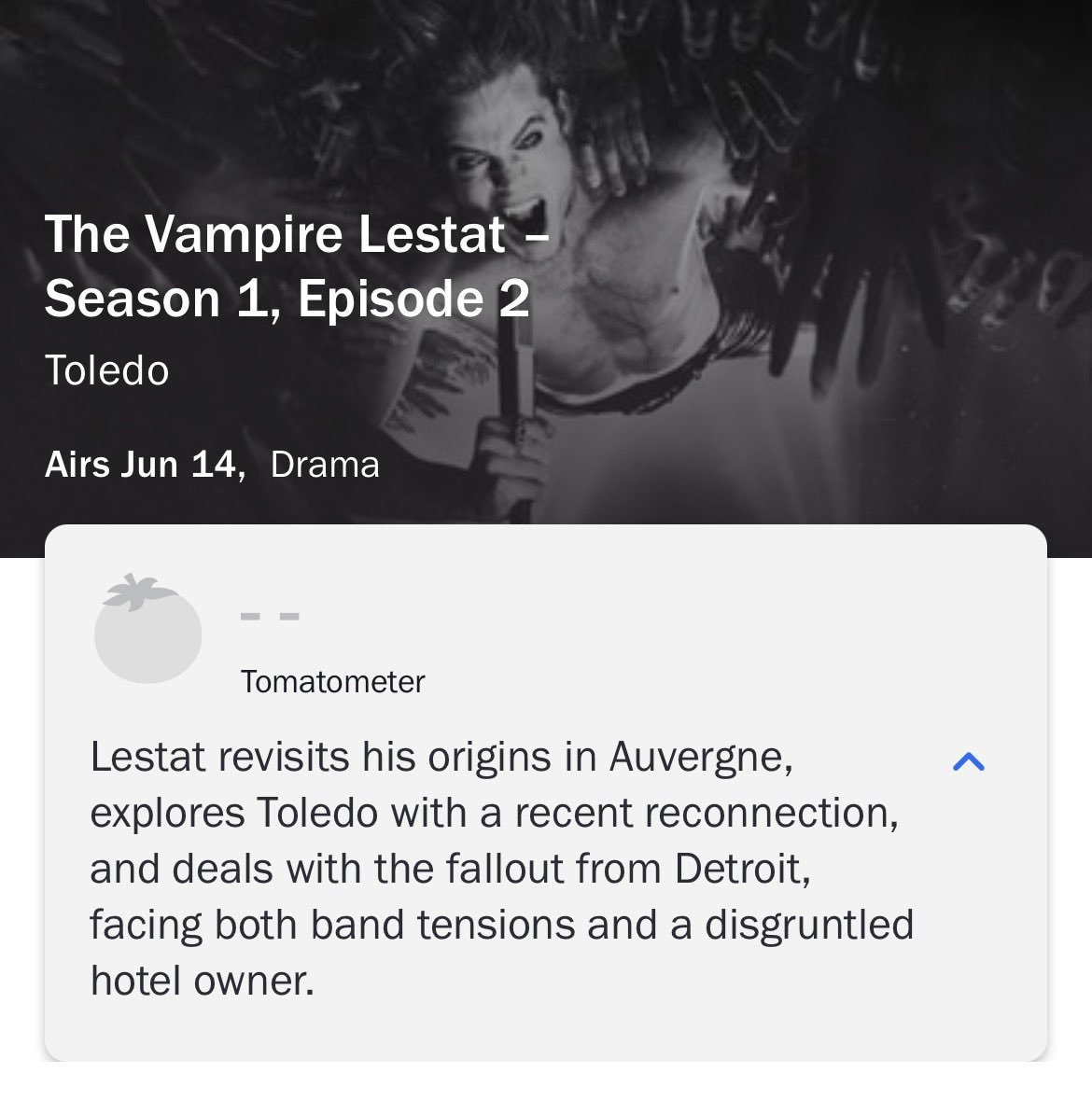 啊这周第二集莱斯特的过去我会死。第一次见到人的baby Lestat 很天真还没