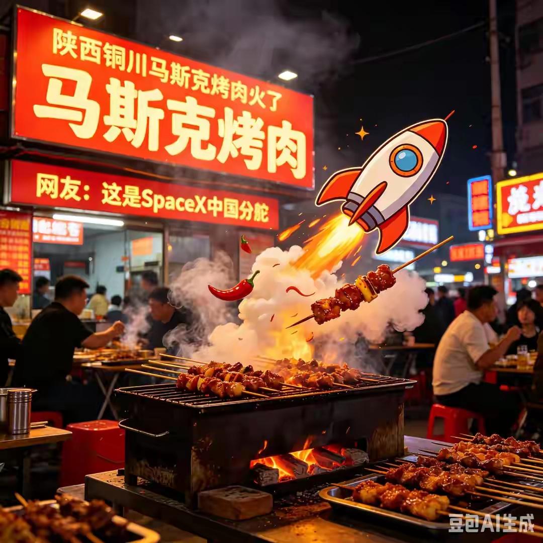 陕西烧烤店老板酷似马斯克，意外冲上热搜，烧烤店也跟着火了
        近日，
