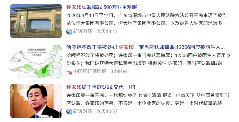 ——一鲸落，难安万物：许家印认罪背后，谁在为万亿烂账买单！

许家印 许家印资产