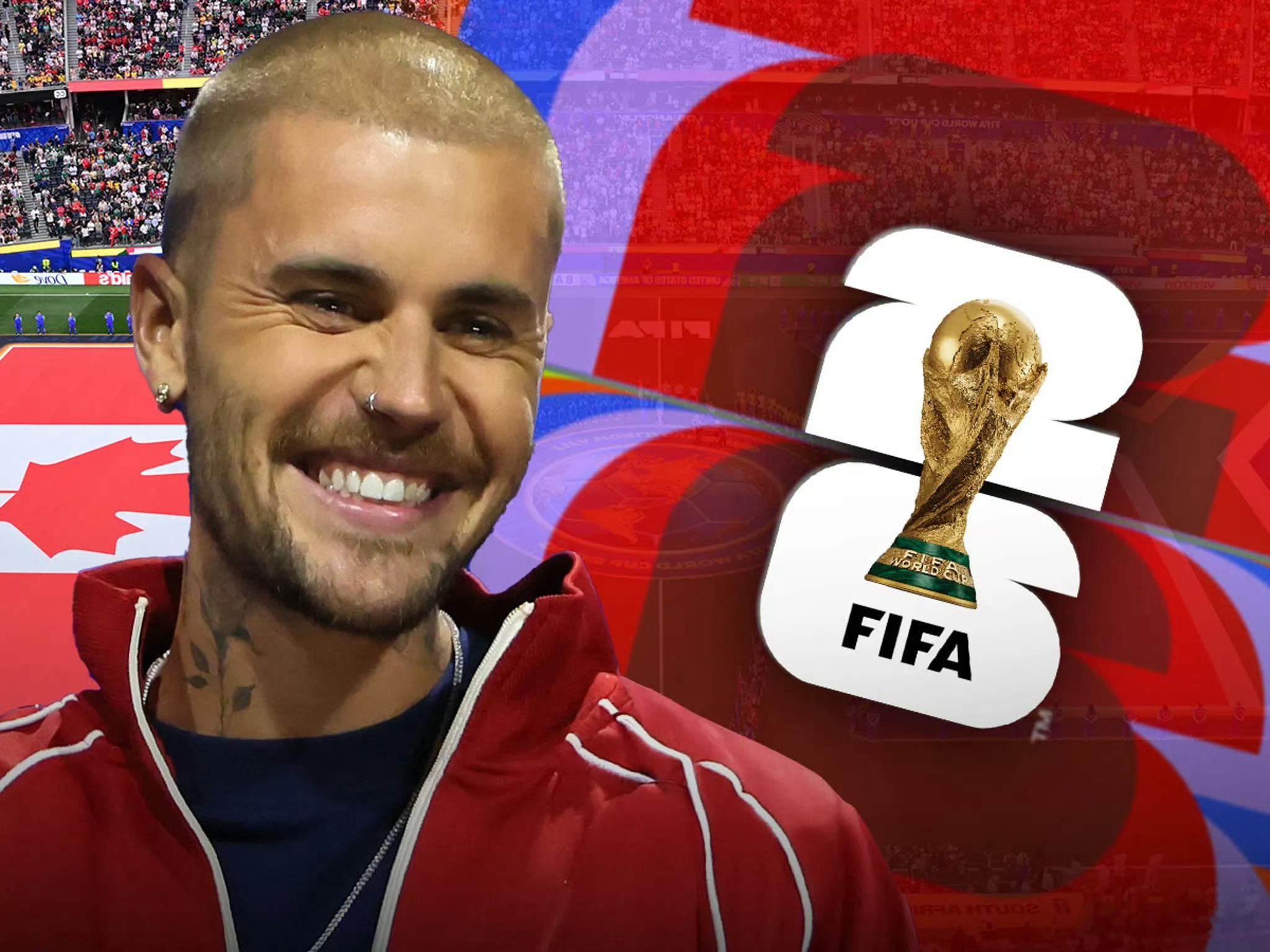 据TMZ，贾斯汀比伯Justin Bieber正在协商空降世界杯2026美加墨世