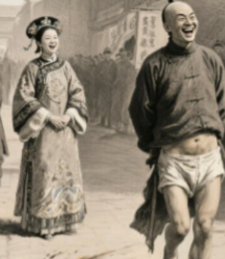 大太监安德海被杀后，慈禧本来很是愤怒，可在得知安德海死后被扒掉裤子，当街展示，笑