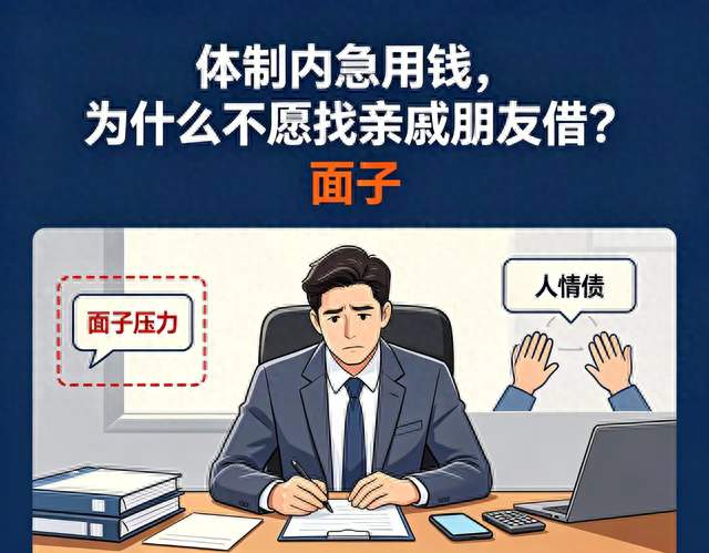 体制内最可悲的真相：宁愿付息负债，也绝不找亲戚借钱