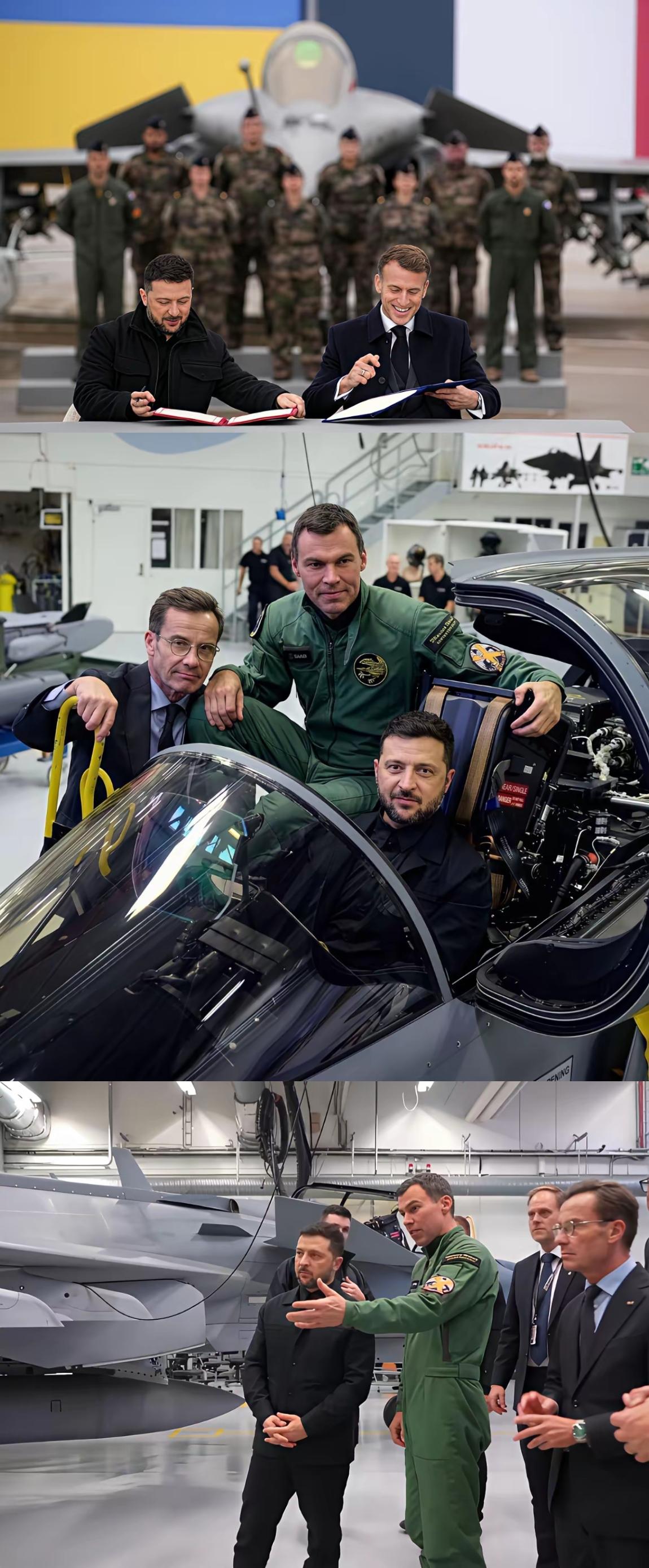 泽连斯基真是个弄钱高手，刚从瑞典定了100架“鹰狮”战机后，转身又要从法国进口1