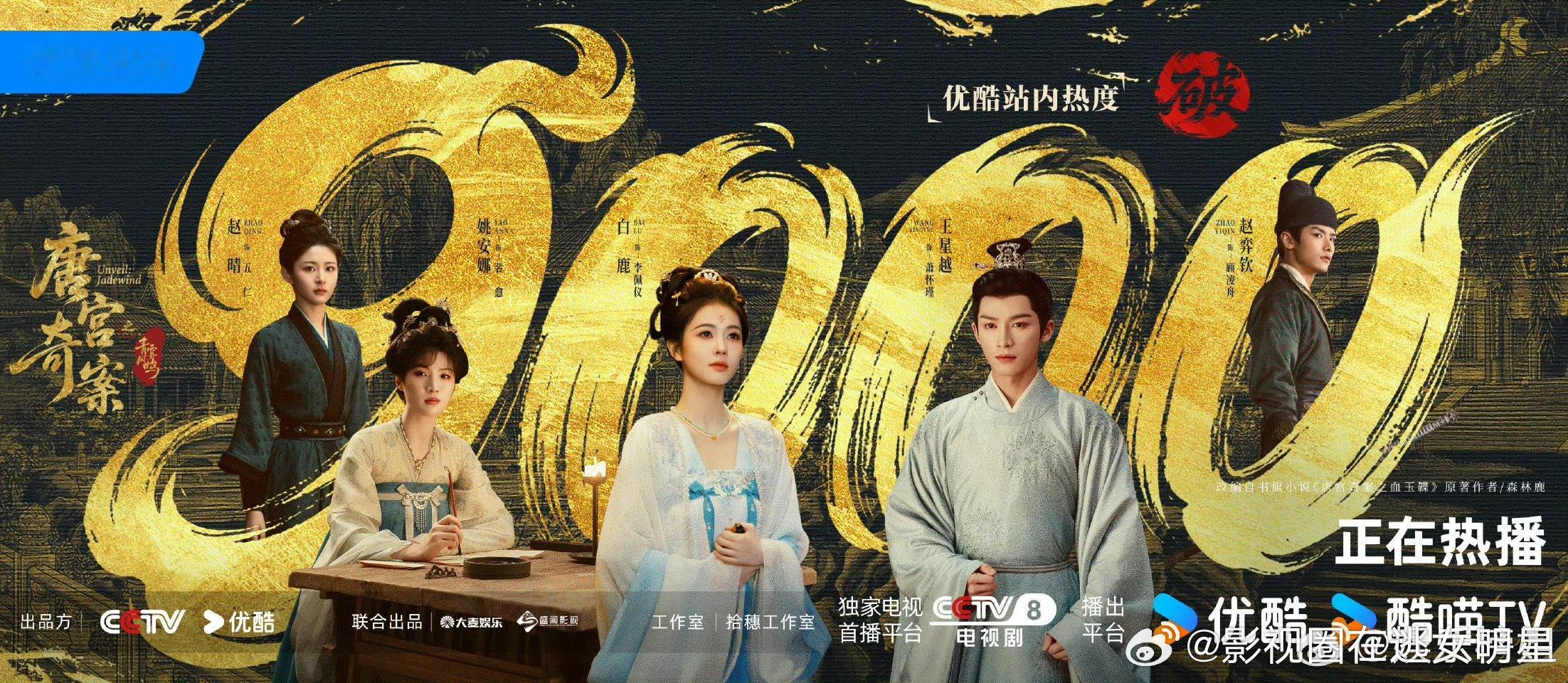 唐宫奇案站内热度破9000恭喜唐宫奇案站内热度破9000 