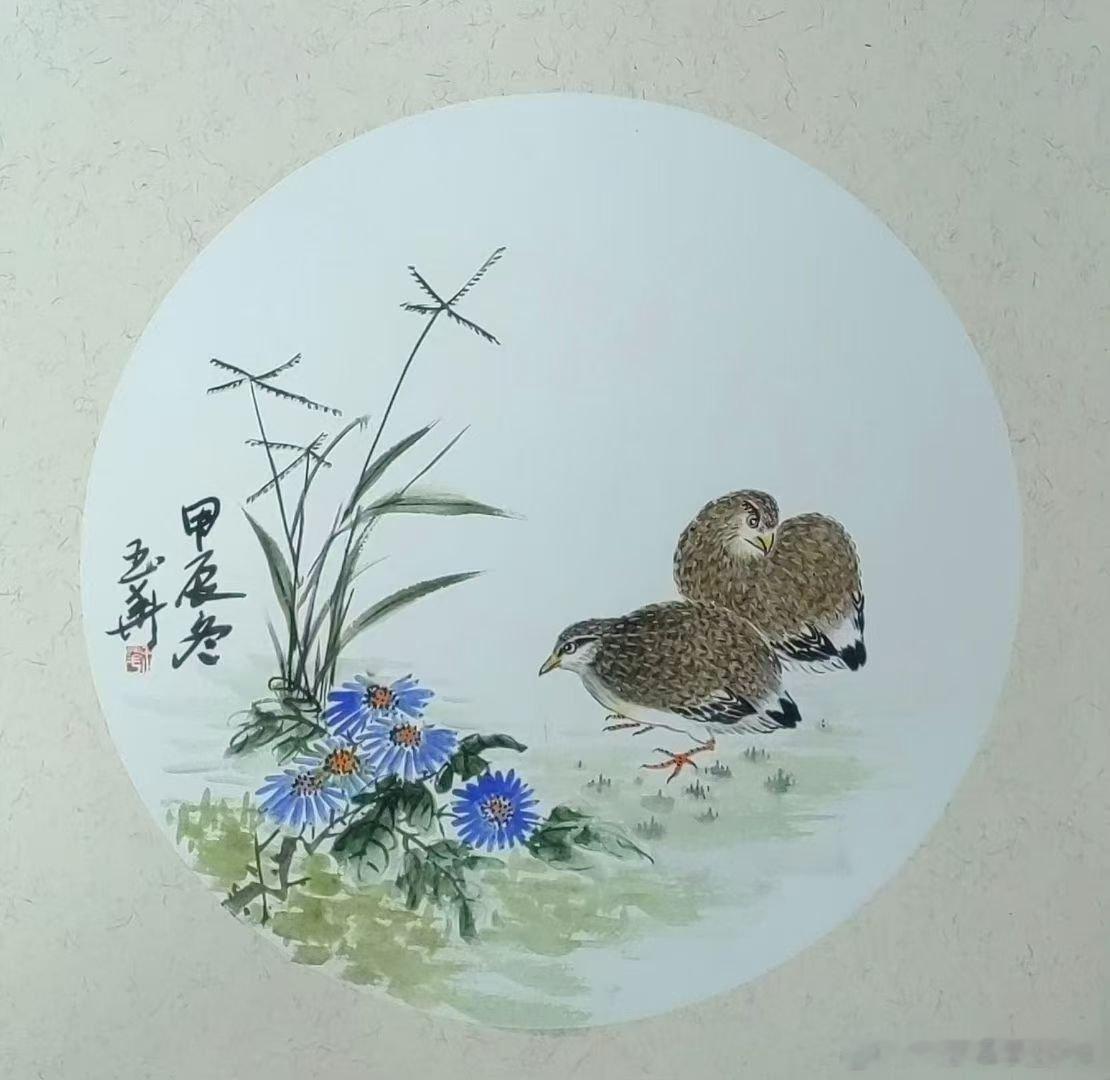 名家作品友情代理推荐分享 【江本纯】字玉华，号紫阳山人，毕业于中国美术学院，师从