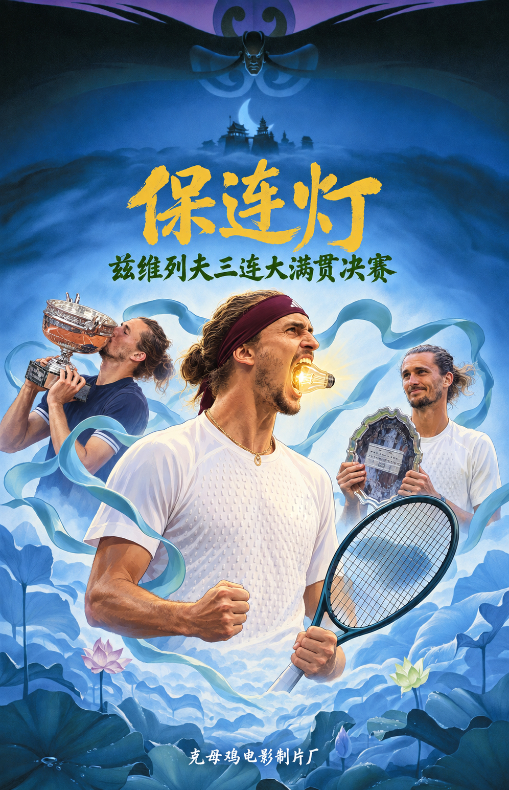 美网男单19美元一张门票的半决赛，头号种子兹维列夫6-3/7-6(7)/7-6(