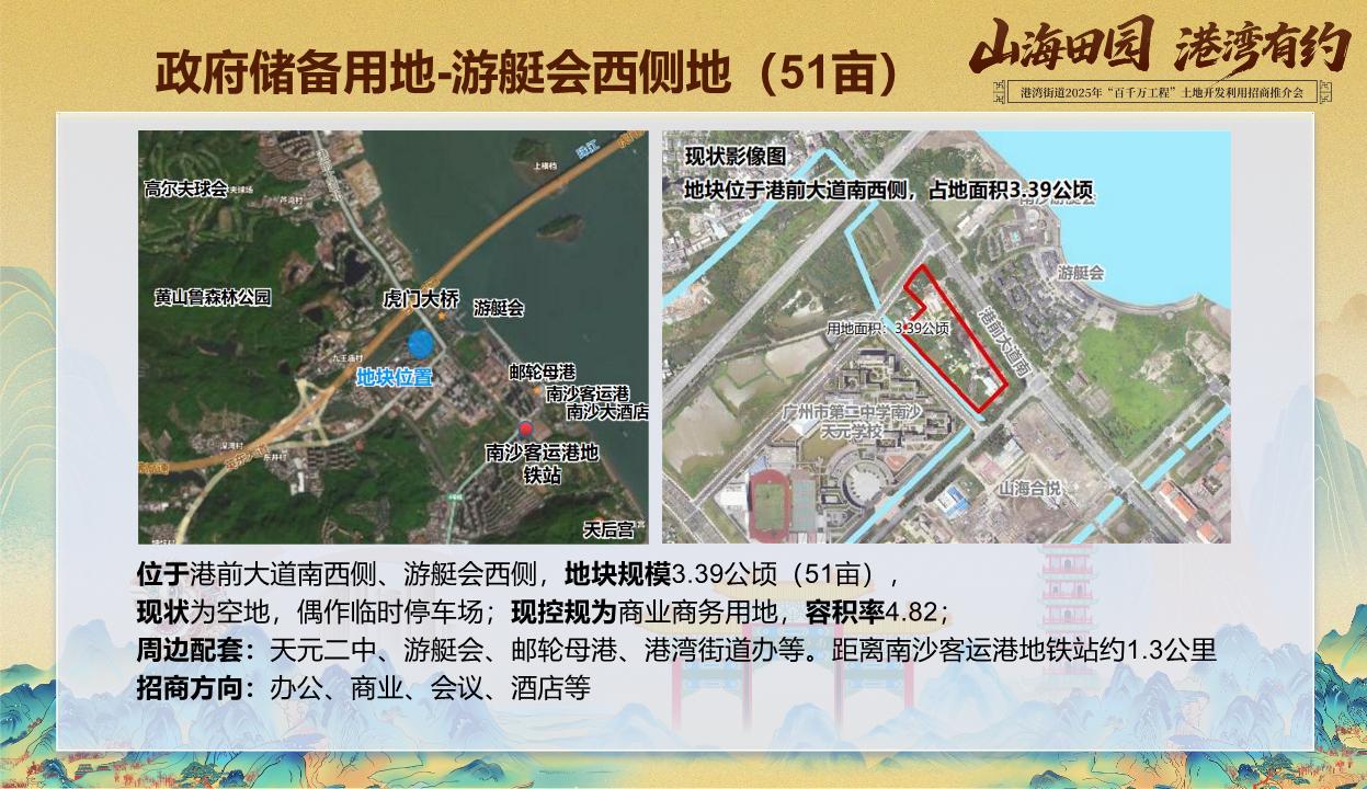 【别说南沙湾没商业了】南沙湾看来在时隔4年之后，终于要卖地了！港湾街道2025年