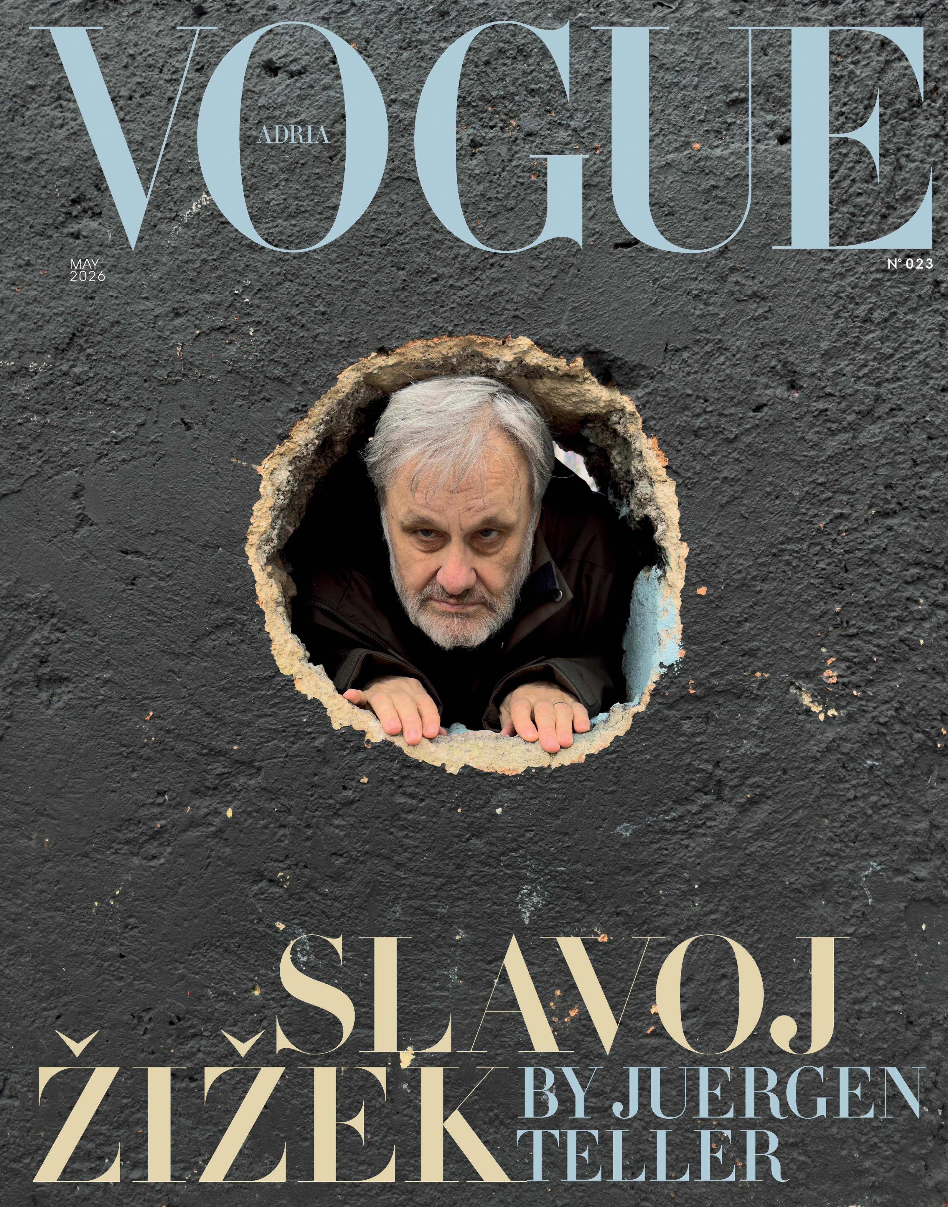 银幕闲话 斯洛文尼亚哲学家斯拉沃热·齐泽克登上《Vogue Adria》五月刊。
