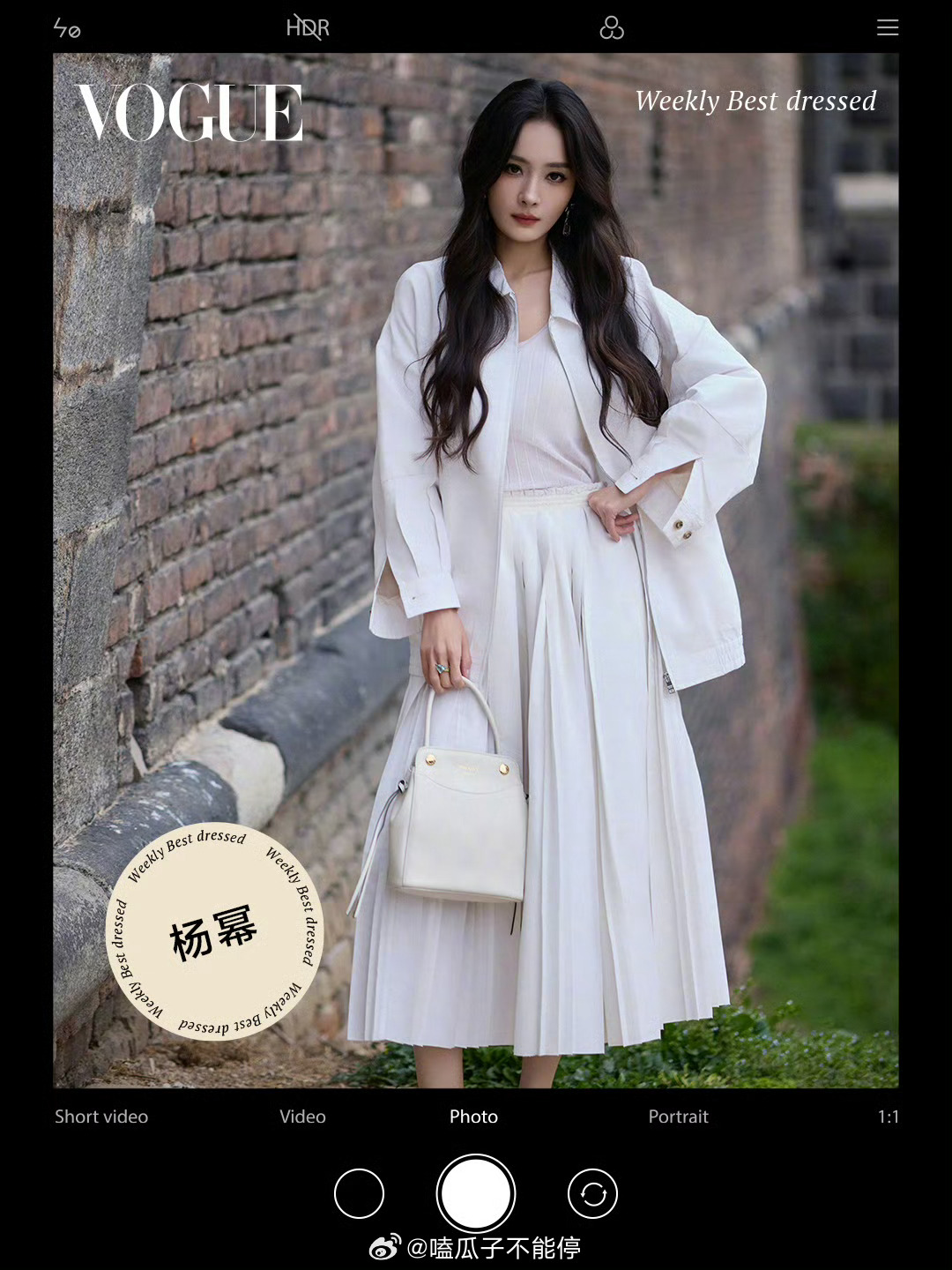 VOGUE排的一周最佳穿搭：杨幂、迪丽热巴、宁艺卓 