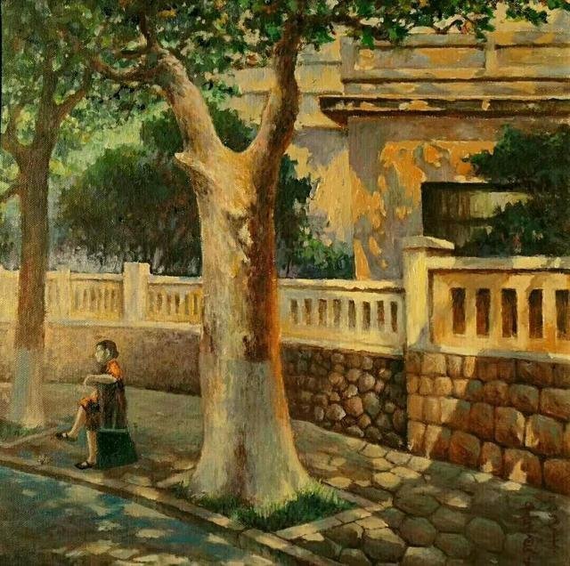 画家董良音油画作品欣赏风景遇见美好油画 ​​​