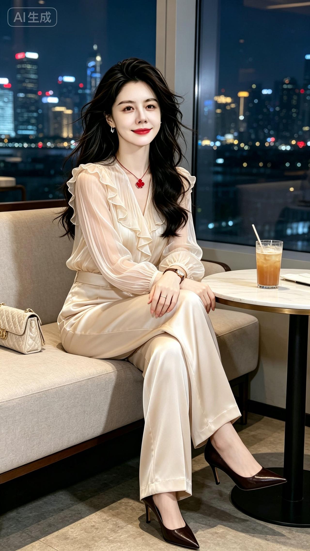咖啡厅夜拍
