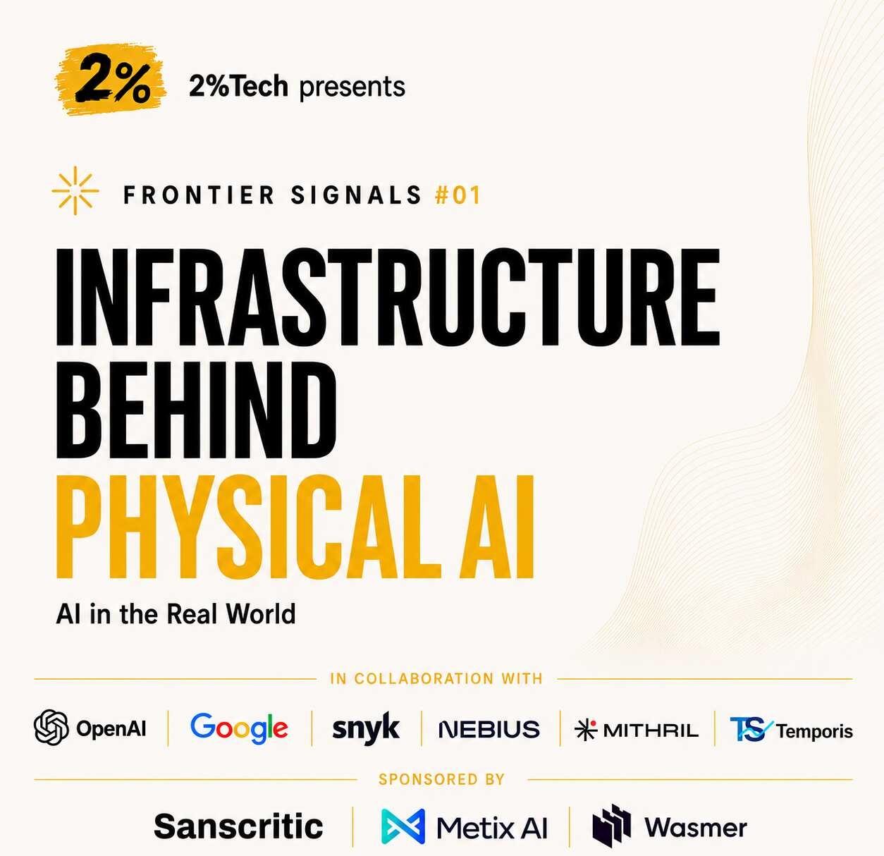 欢迎来参与关于Phyisical AI的线下交流活动
我们会邀请来自Google