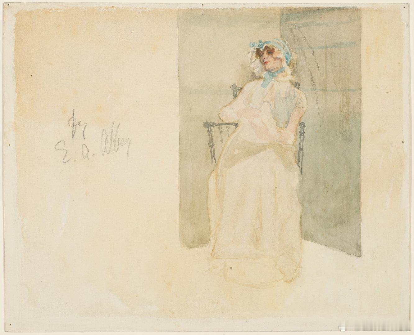 #大都会博物馆[超话]# 美国画家埃德温·奥斯汀·阿贝(Edwin Austin