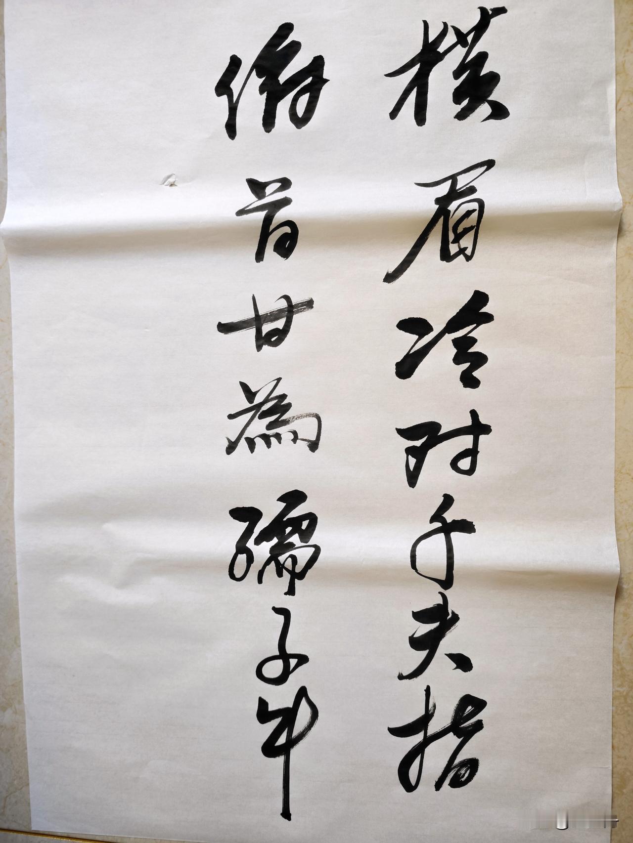 实话实说，我这字怎么样？

        各位行家看看，这字到底有没有点基本功