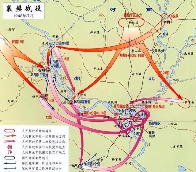 1949年7月10日至13日，襄樊战役外围攻防持续推进。

陕南军区第十二旅联合