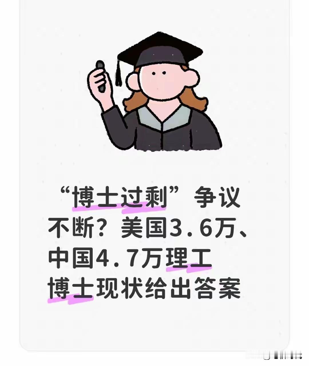 吃不着葡萄说葡萄酸！有人在网上大放厥词，说博士一抓一大把，完全没什么意义和价值。