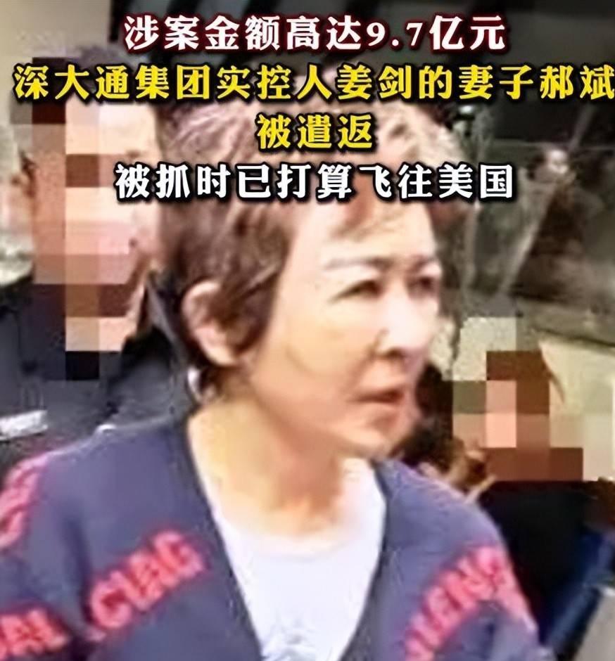 12月11日报道，又揪出来一个巨贪，金额高达9.7亿，首富夫人郝斌跨境逃亡失败了