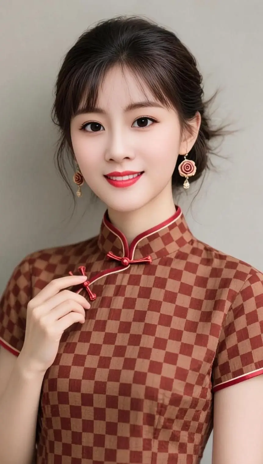 AI复古旗袍写真 ai创作