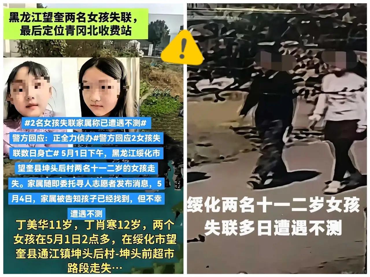 真的越看越心痛，黑龙江绥化这场悲剧太让人揪心了。


一对年仅十一二岁的姑侄，都