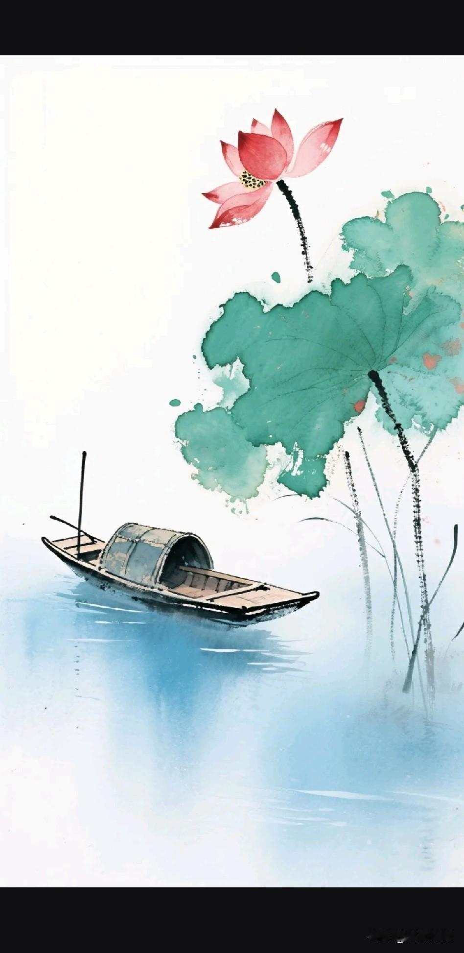 《各有渡口，各有归舟》

云自舒卷水自流，松风竹月各成秋。
不羡鲲鹏九万里，且作