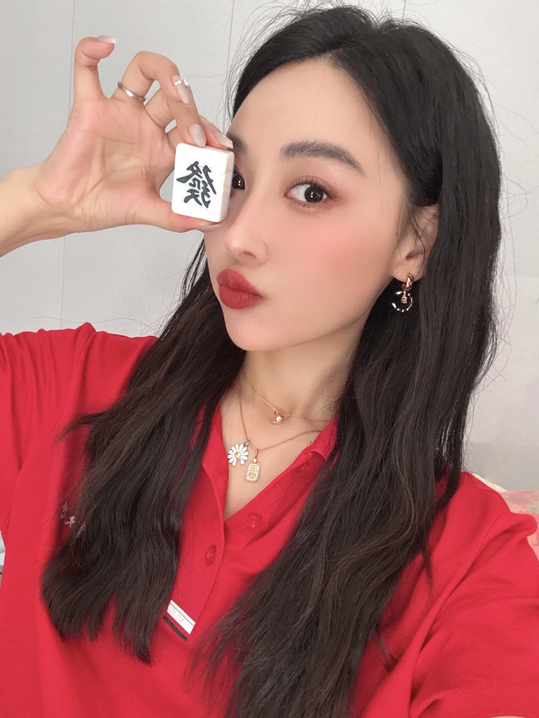 不出正月就当穿红色衣服过春节♥️